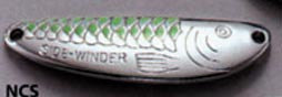Acme - Sidewinder Spoon - 3/4oz Nickel/chart - S-340/NCS