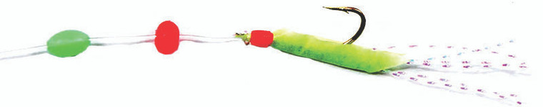 Ahi - Ahi Sabiki Rig - Glow Fish Skin Sz14 - SB-101G