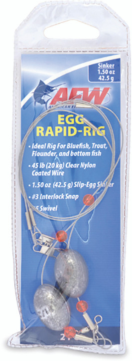 AFW - Egg Ready Rig - 18in 45# 1.5oz 12ring - TA-1.50EGGT