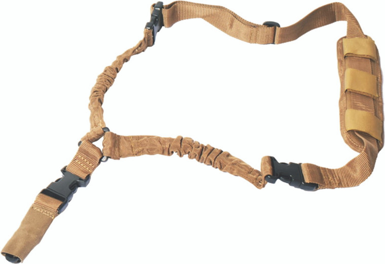 Rukx - Tactical Bungee Sling - Tan Single Point - ATICT1PST