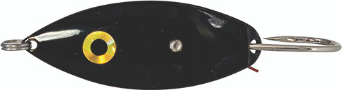 Aqua Dream - Weedless Spoon - 3/8oz Black Magic - WSBL-38