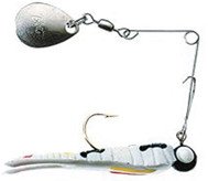 Betts - Split Tail Spin-nickel - 1/8oz White Coach Dog - 023ST-42N