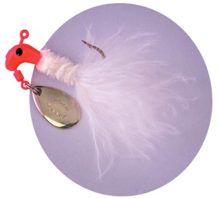 Blakemore - Marabou Road Runner - 1/16oz Pink/white - 1002-056 Blakemore - Marabou Road Runner - 1/16oz Pink/white - 1002-056