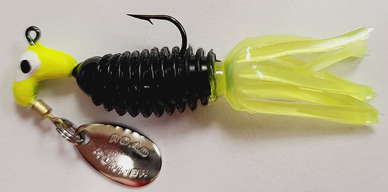 Blakemore - Crappie Tamer Road Runnr - 1/16oz Chart/blk/chart - 1802-030