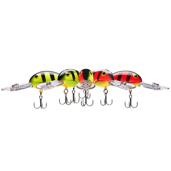 Bandit - Dbl Deep 12ft Crankbait - 2in 3/8oz Red/cht/blk St - BDT358