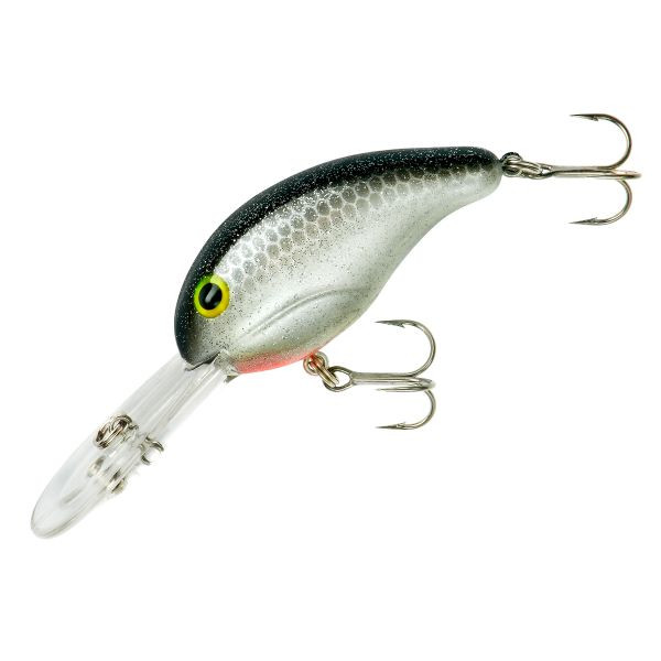 Bandit - Dbl Deep 12ft Crankbait - 2in 3/8oz Slvr Minno Spk - BDT376