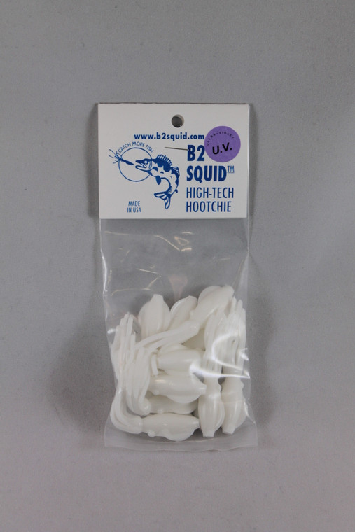 B2 Squid - B2 Squid - 3in 10pk White Uv - 30MU10