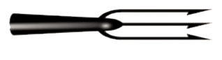 B&M - Fish/frog Spear - 3-tine 3.5x8.5in - 30PK