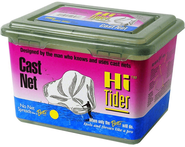 Betts - Hi Tider Mono Cast Net - 3ft 3/8in Clear Mesh - 3HMPB