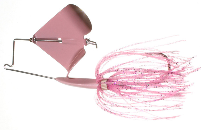 Boogerman - Clacker Buzzbait - 1/4oz Bub Gum/pink Bld - BB134CC14
