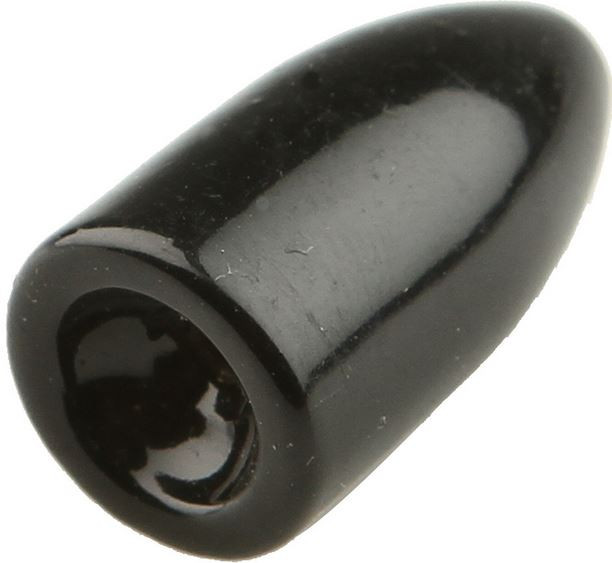 Bullet Weight - Painted Worm Weight - Black 3/16oz 5pk - BWP316 BLK