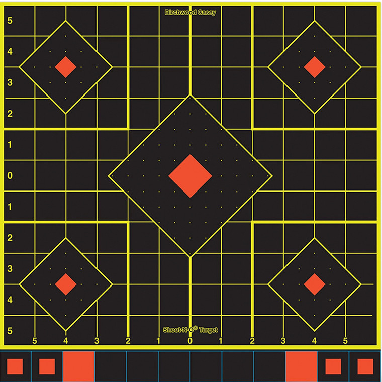 Birchwood Casey - Shoot-n-c Targets - 12in Sight-in 5pk - 34207