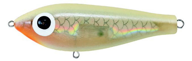 B & L Bait Company - Paul Browns Fat Boy Pro - 3.5in 7/8oz Bone/sil/org - BPF-53