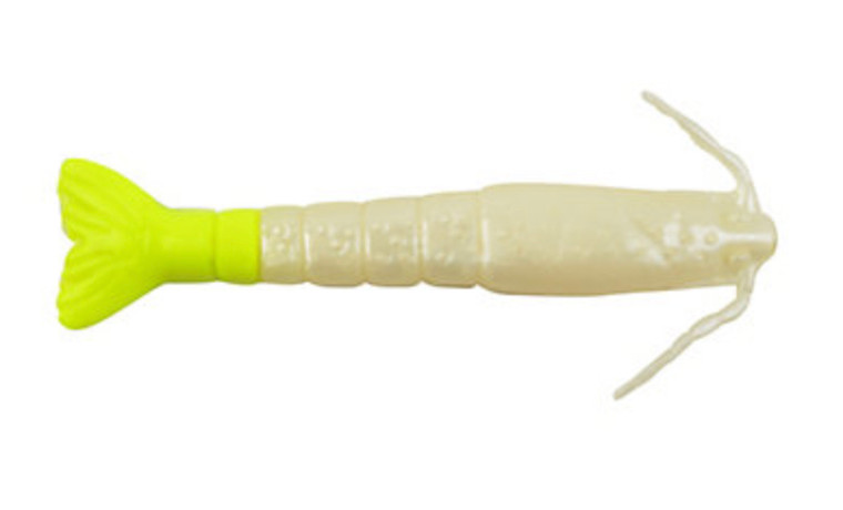 Berkley - Gulp Alive Shrimp - Pint 4in Prl Wht/chat Tl - GAPSHR4-PWC