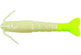Berkley - Gulp Sw Shrimp - 3in 6bg Prl Wht/chart Tl - GSSHR3-PWC
