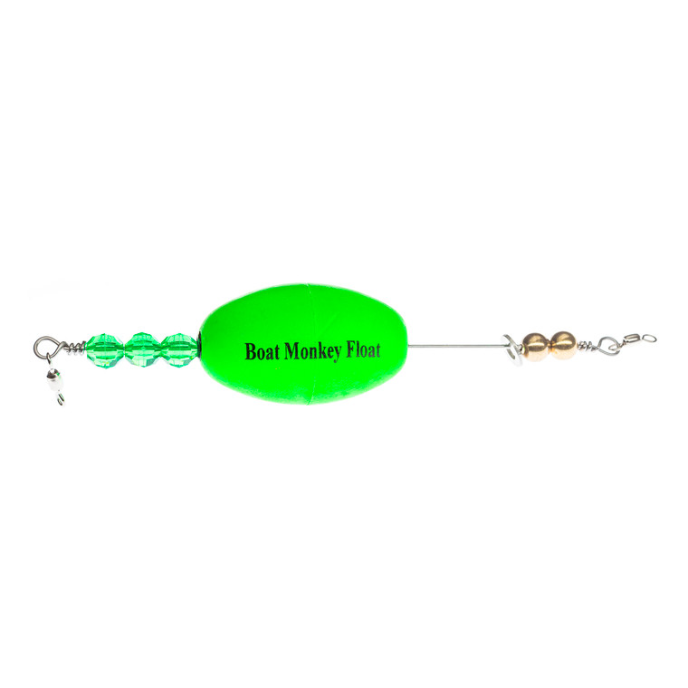 Boat Monkey - Oval Float Rig - 2.5in Green - BMO-04