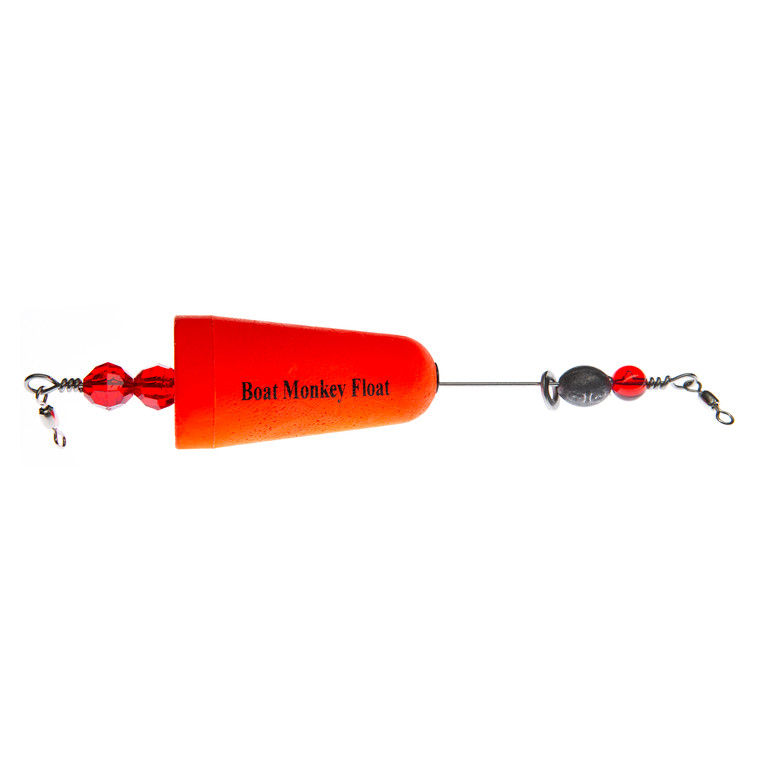 Boat Monkey - Popping Float Rig - 2.75in Red - BMP-05