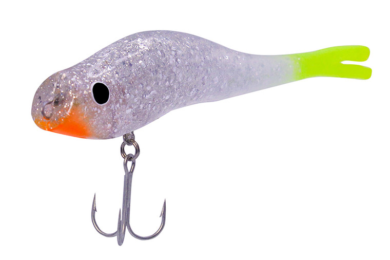 B & L Bait Company - Paul Browns Maniac Mull - 4.5in 5/8oz Silver - MS-07