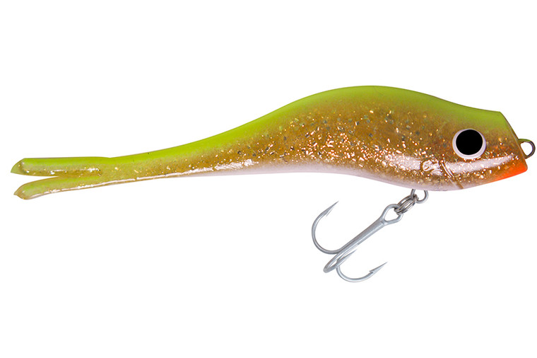 B & L Bait Company - Paul Browns Maniac Mull - 4.5in 5/8oz Cht/slv/wht - MS-91