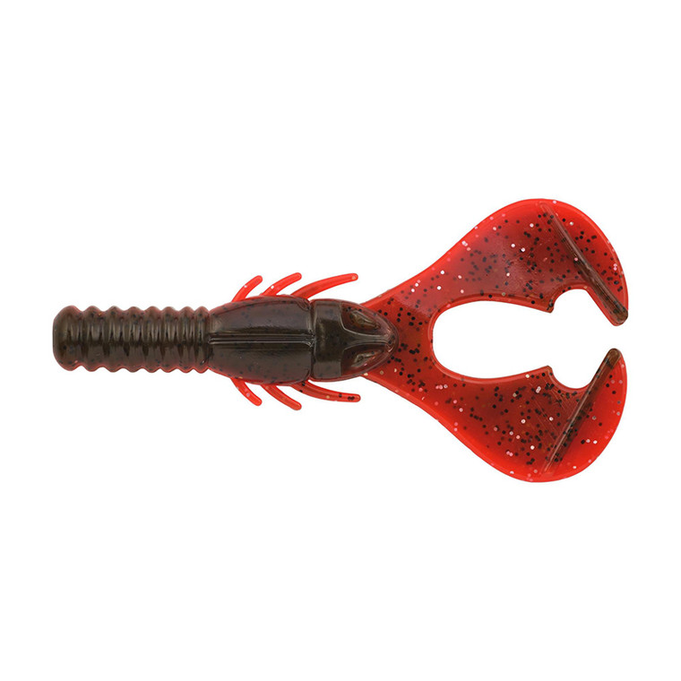 Berkley - Powerbait Shape 108 Craw - 3.5in 8pk Hot Craw - PBS1083.5-HC