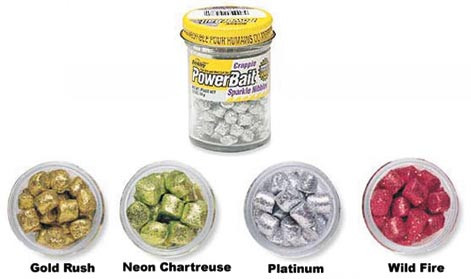 Berkley - Sparkle Crappie Nibbles - 1.2oz Neon Chartreuse - SCSN-NC