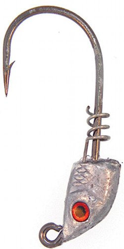 Bass Assassin - Screwlock 2/0 Jighead - 1/16oz 3pk Lead/red Eye - SLJA71001