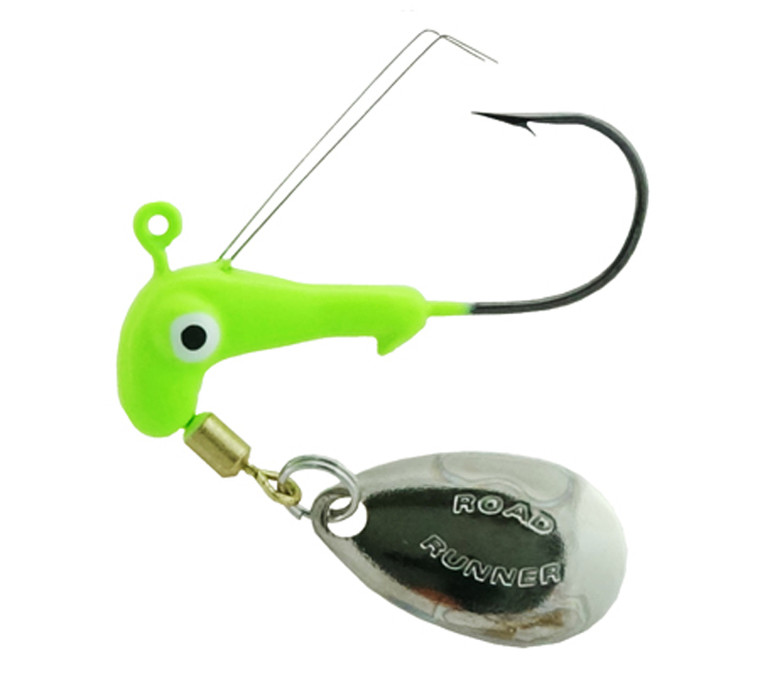 Blakemore - Weedless Jighead - 1/16oz #2 2pk Chartreuse - W152-012