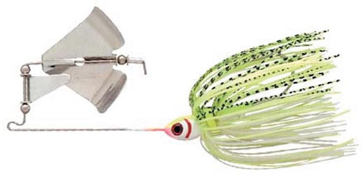 Booyah - Clacker Buzzbait - 1/2oz White/chart Shad - BYB12606