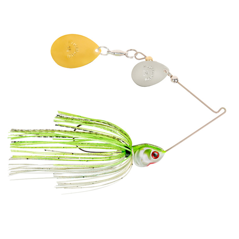 Booyah - Covert Spinnerbait - 1/2oz G/n-co-chart/white - BYCVS12NGC726