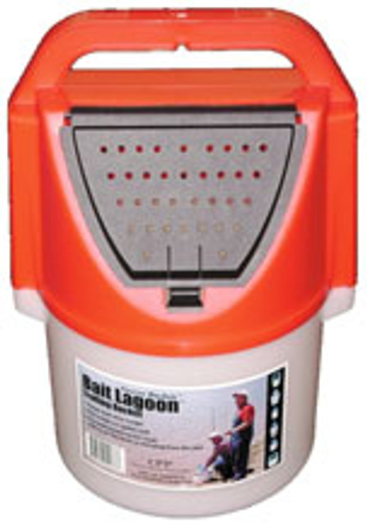 Challenge Plastics - Lagoon Trolling Bucket - 8qt Plastic Red - 50278