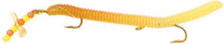 Creme - Angle Fly Rod Worm - 2.25in Live - 801-1