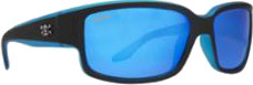 Calcutta - Plrzd Blackjack Sunglass - Black/blue Mirror - 2405-0357