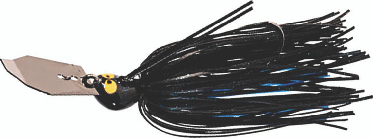 Z-Man - Crosseyez Chatterbait - 1/2oz Black/blue - CBCE12-02