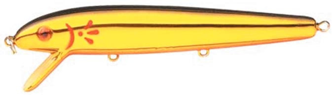 Cotton Cordell - Red Fin Stick Bait - 3/8oz 4.5in Gold/blk/org - C0898