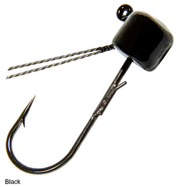 Z-Man - Pro Shroomz Weedless Jig - 1/6oz 4pk Black - FPHW16-02PK4