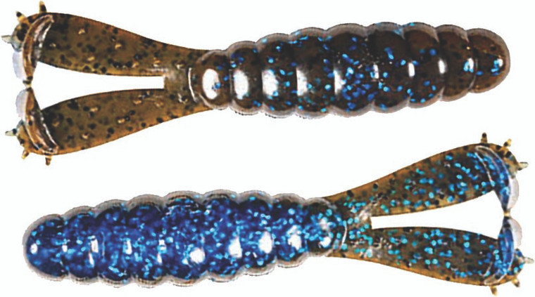 Z-Man - Baby Goat Twin Tail Grub - 3in 6pk Okeechobee Craw - GT3-269PK6