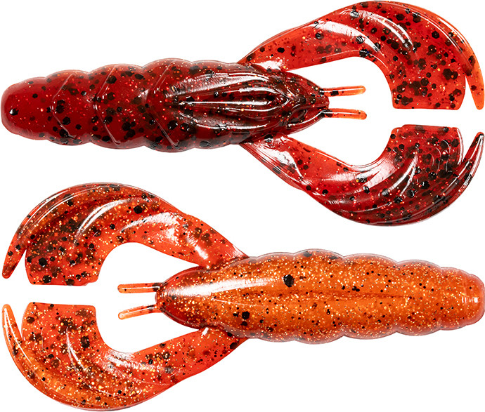Z-Man - Hella Crawz - 3.75in 3pk Fire Craw - HCR-370PK3