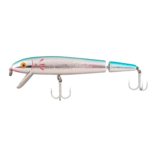 Cotton Cordell - Jointed Red Fin Stick Bt - 1/2oz 5in Chrome/blue - CJ906