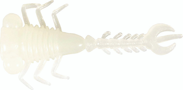 Z-Man - Micro Larvaz - 1.75in 8pk Glow - MLA-231PK8