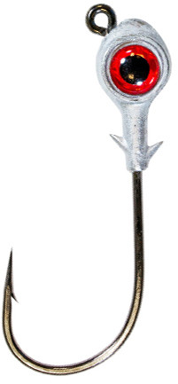 Z-Man - Redfish Eye Jig Head - 1/8oz 3pk Red - REJH18-01PK3