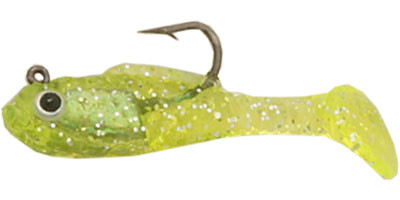 Creme - Spoiler Shad - 1.5in 3pk Chart Glitter - SSB105