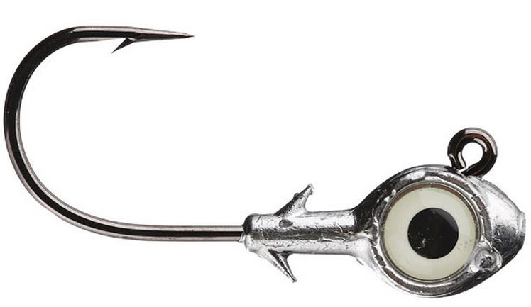 Z-Man - Trout Eye Jighead - 3/16oz 3pk Glow - TEJH316-03PK3