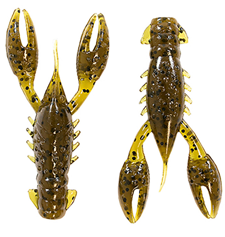 Z-Man - Trd Crawz - 2.5in 6pk Green Pumpkin - TRDCR-46PK6