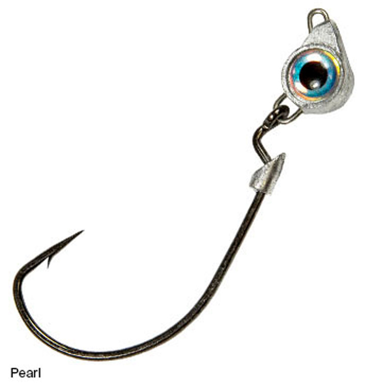 Z-Man - Texas Eye Jig Head - 1/4oz 3pk Pearl - TXJH14-02PK3