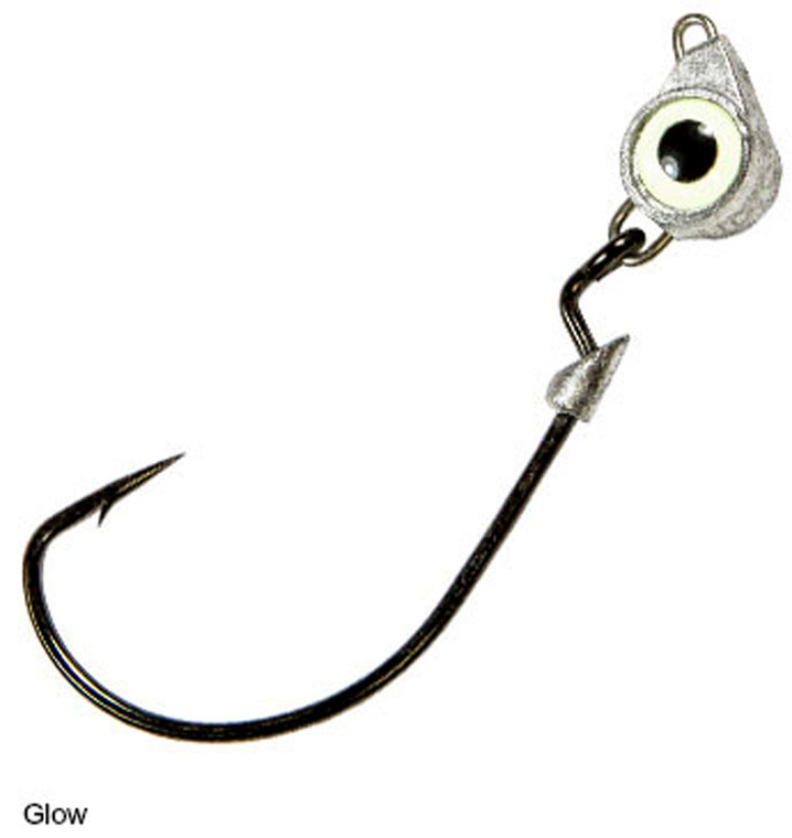Z-Man - Texas Eye Jig Head - 1/8oz 3pk Glow - TXJH18-03PK3