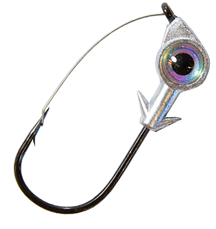Z-Man - Weedless Eye Jig Head - 1/4oz 3pk Pearl - WEJH14-02PK3