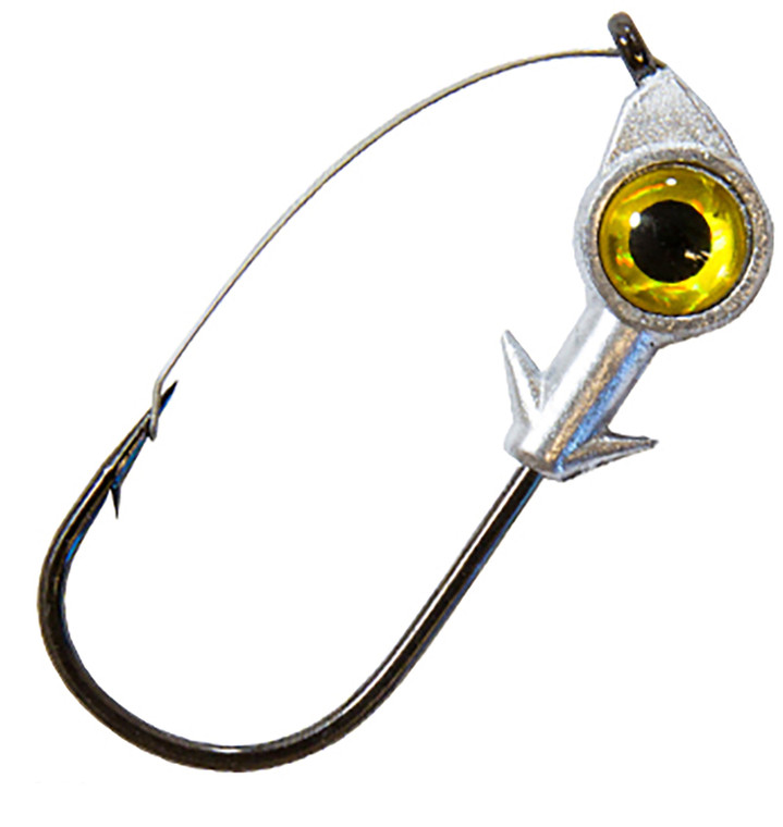 Z-Man - Weedless Eye Jig Head - 1/4oz 3pk Gold - WEJH14-04PK3