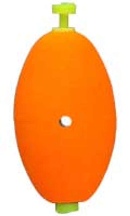 Comal - Oval Wgtd Snap Float - 2.5in Orange 50bg - WOS250O-50 Comal - Oval Wgtd Snap Float - 2.5in Orange 50bg - WOS250O-50