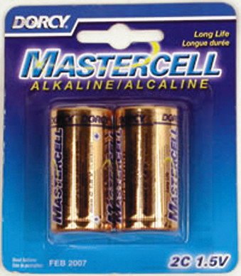 Dorcy - Alkaline Batteries - C-cell 2pk - 1632