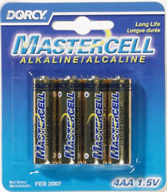 Dorcy - Alkaline Batteries - Aa 4pk - 1634